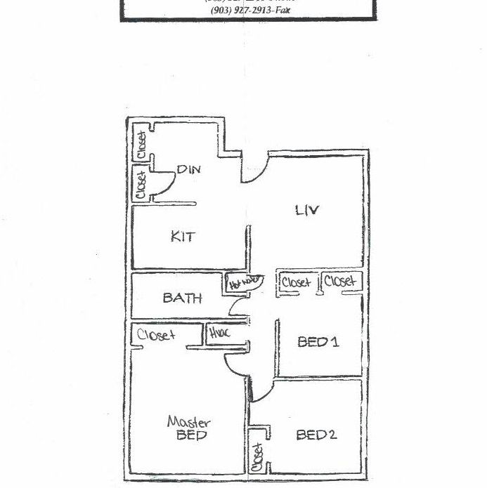 Three Bedroom Floor Plan