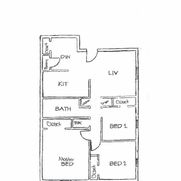 Three Bedroom Floor Plan - 2