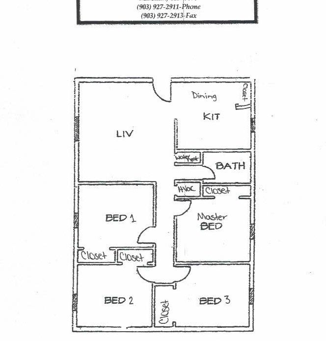 Four Bedroom Floor Plan